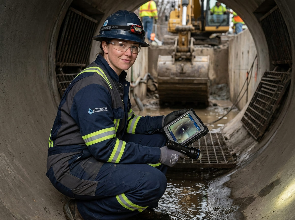 Sewer Line Inspection & Replacement in Cresson